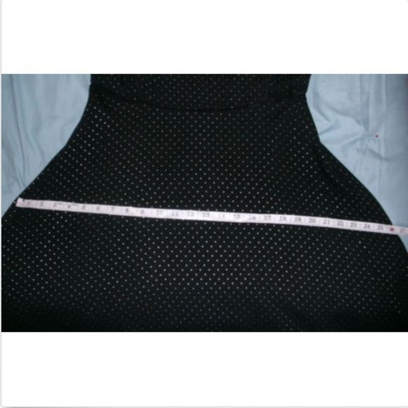 Marchesa Voyage Dot Beaded Fit & Flare Dress 10 - Picture 7 of 7